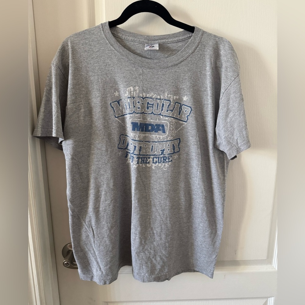 Jerzees Light Gray Graphic Tee
